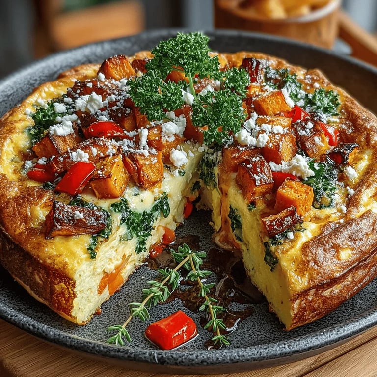 Maple Roasted Vegetable Frittata Recipe