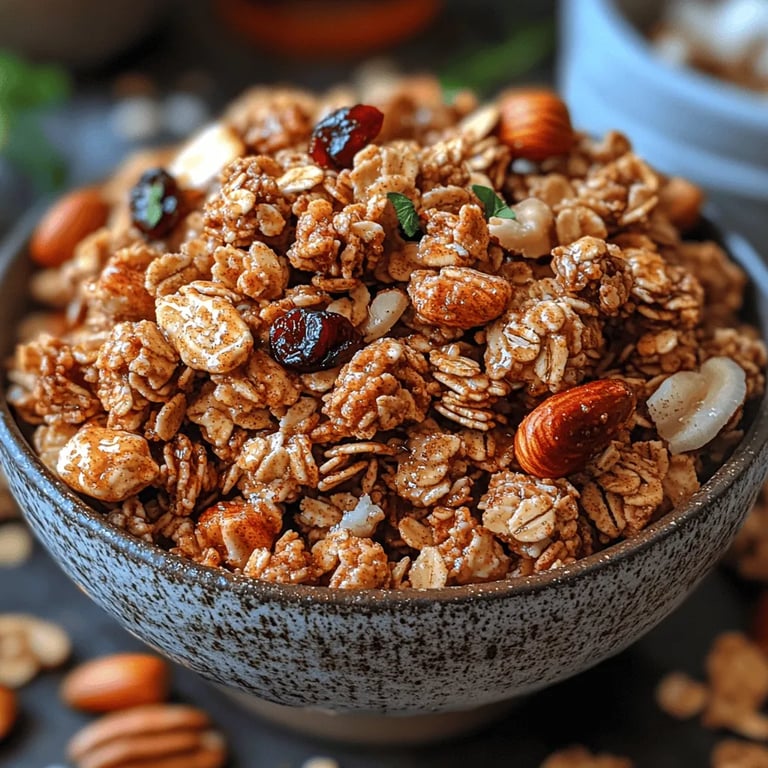 Sweet Maple Cinnamon Granola Clusters: A Delicious and Nutritious Snack Recipe