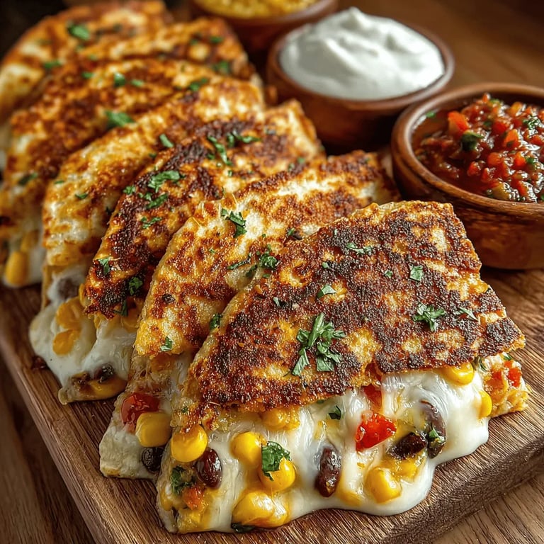 Quick Veggie-Stuffed Quesadillas Recipe