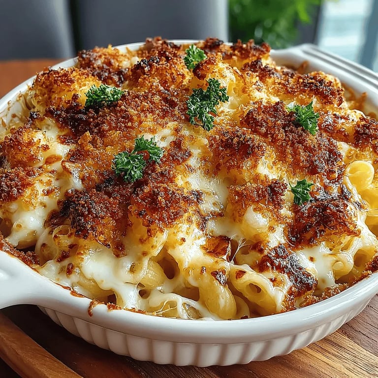 Cheesy Delight Mac and Cheese Casserole