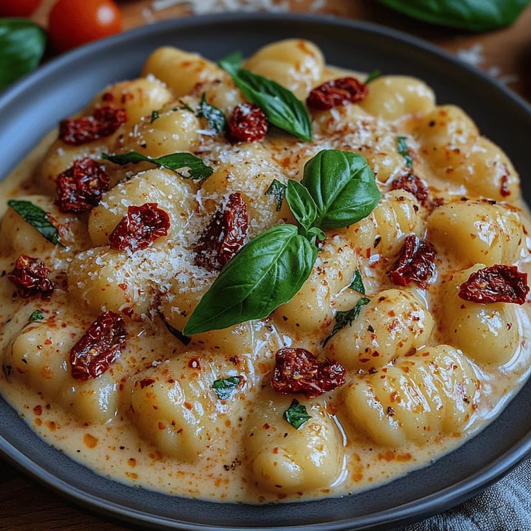 Creamy Sun-Dried Tomato Gnocchi Delight: The Perfect Comfort Food