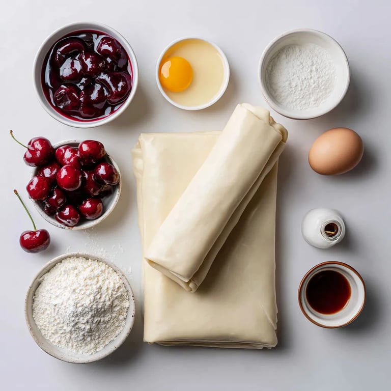 Delectable Air Fryer Cherry Danish Bites