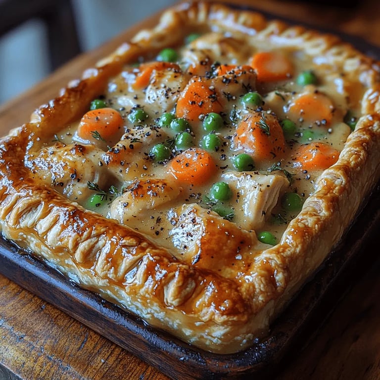 Homey Comfort Chicken Pot Pie Recipe