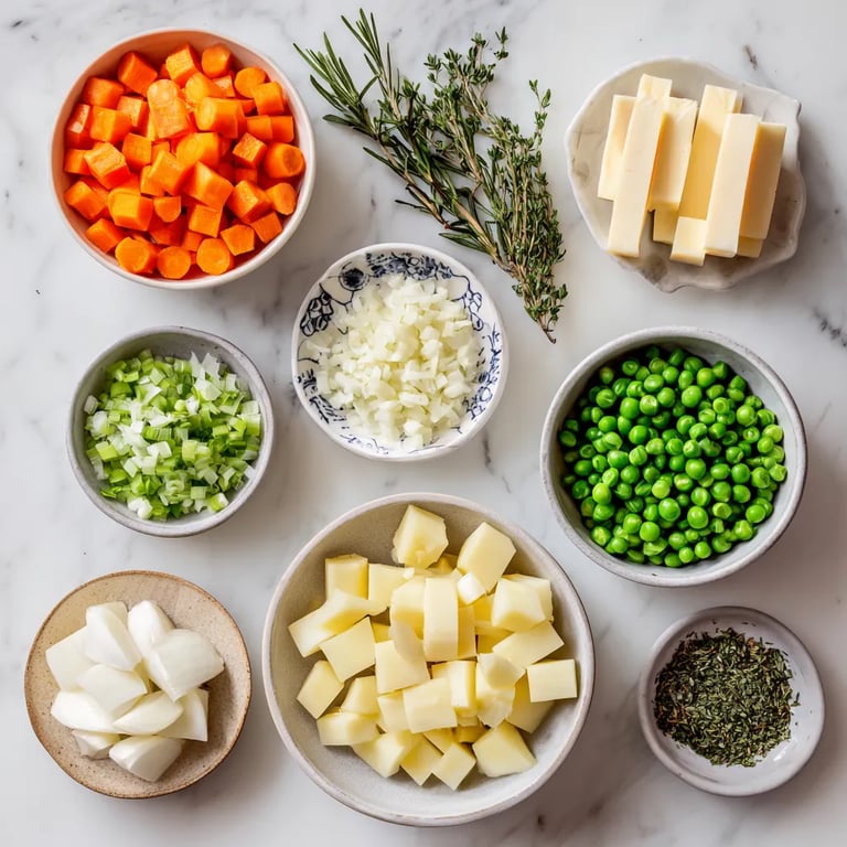 Cozy Herb-Butter Veggie Soup in the Crockpot