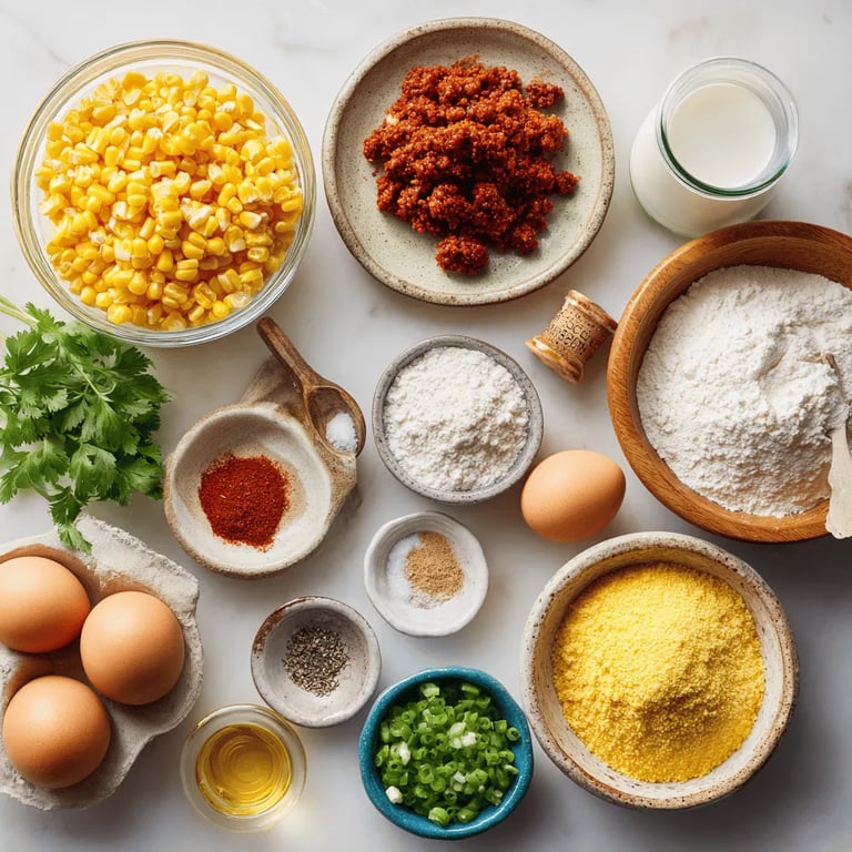 Zesty Skillet Chorizo and Sweet Corn Fritters