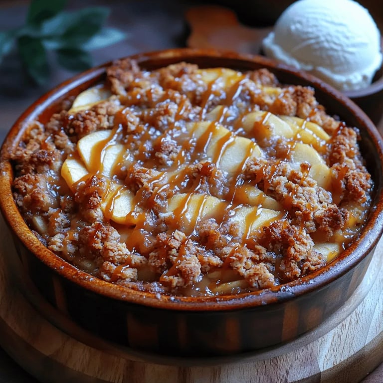Heavenly Salted Caramel Apple Crumble: A Comfort Food Classic