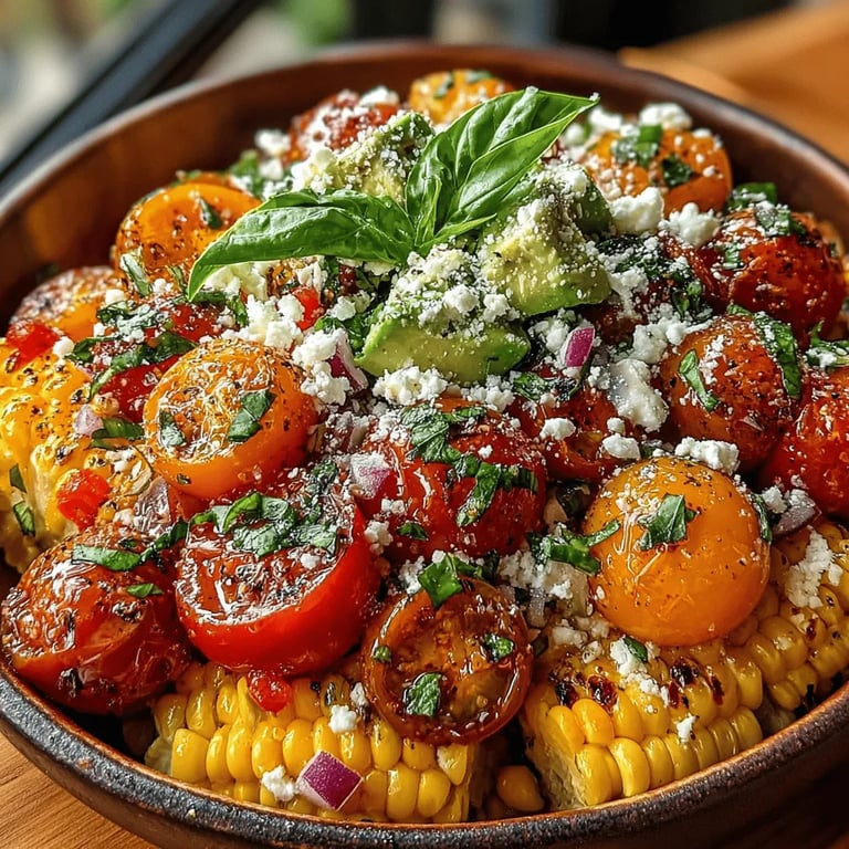 Summer Corn and Tomato Fest Recipe - finished dish