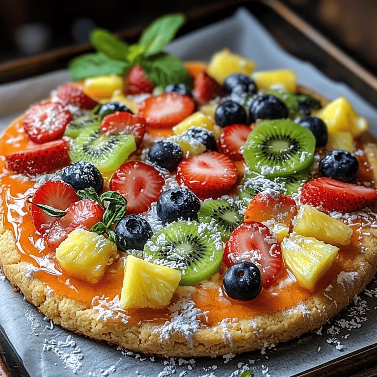 Tropical Delight Fruit Pizza Recipe