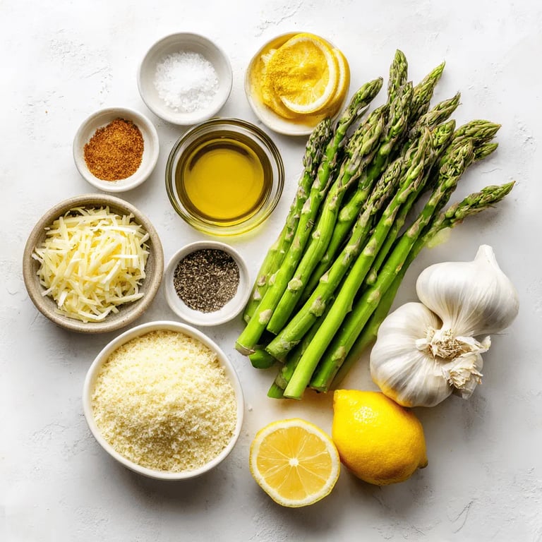 Crispy Lemon Parmesan Air Fryer Asparagus