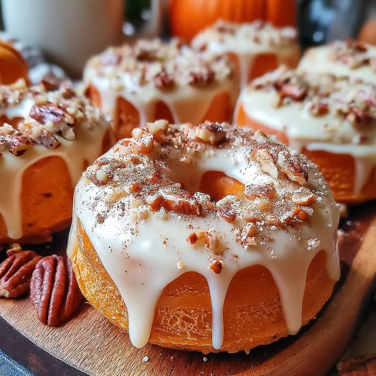 Pumpkin Pie Breakfast Donuts