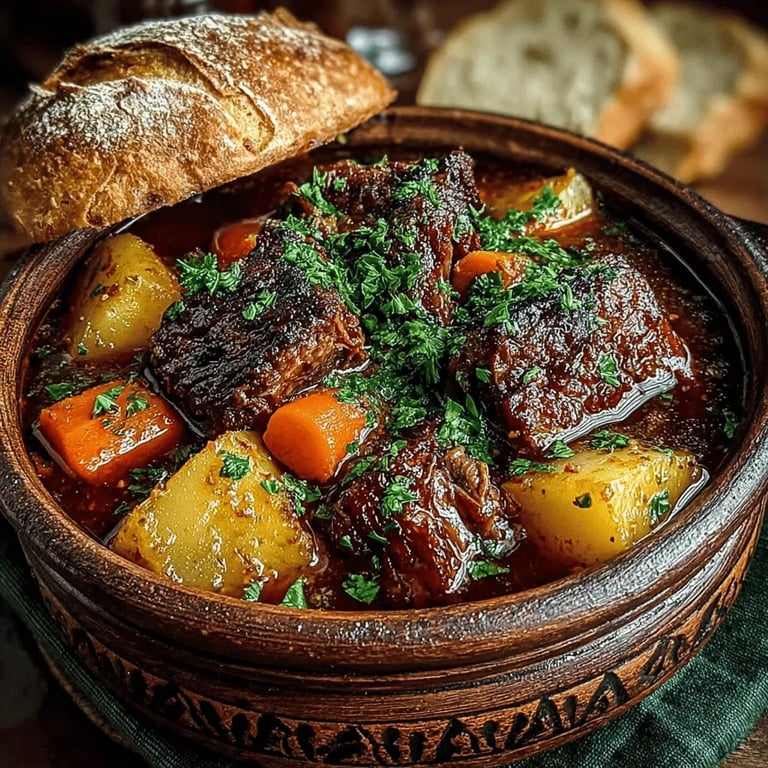 Slow Cooker Honey Garlic Beef Stew Recipe