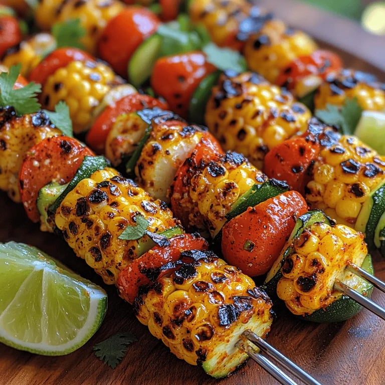 Charred Corn Chipotle Skewers: A Celebration of Summer Grilling