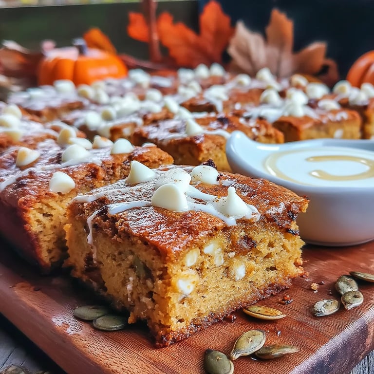 Pumpkin Spice Oat Blondies