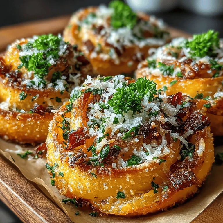 Garlic Parmesan Sweet Potato Spirals: A Flavorful Delight