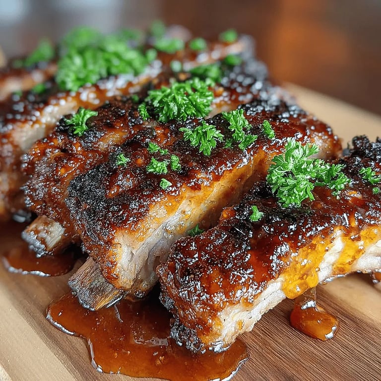 Sticky Sweet BBQ Ribs
