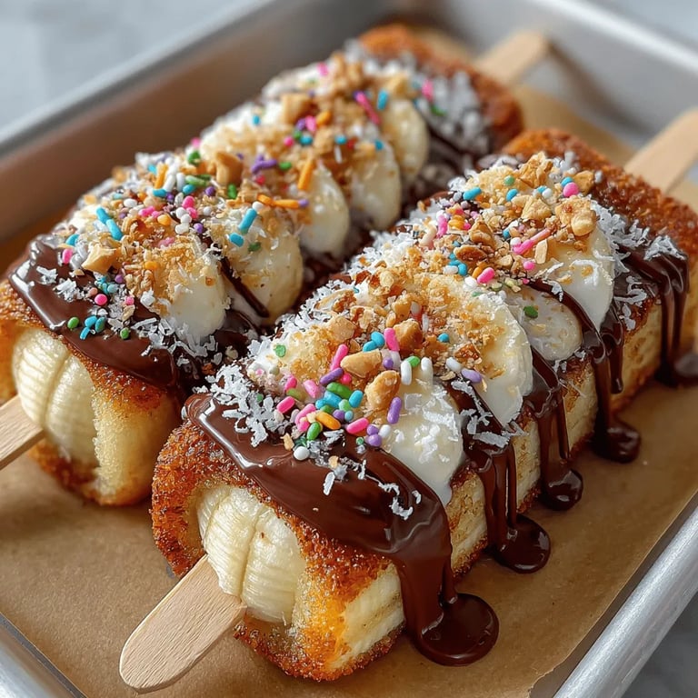 Choco-Banana Dream Pops: The Perfect Dessert Delight
