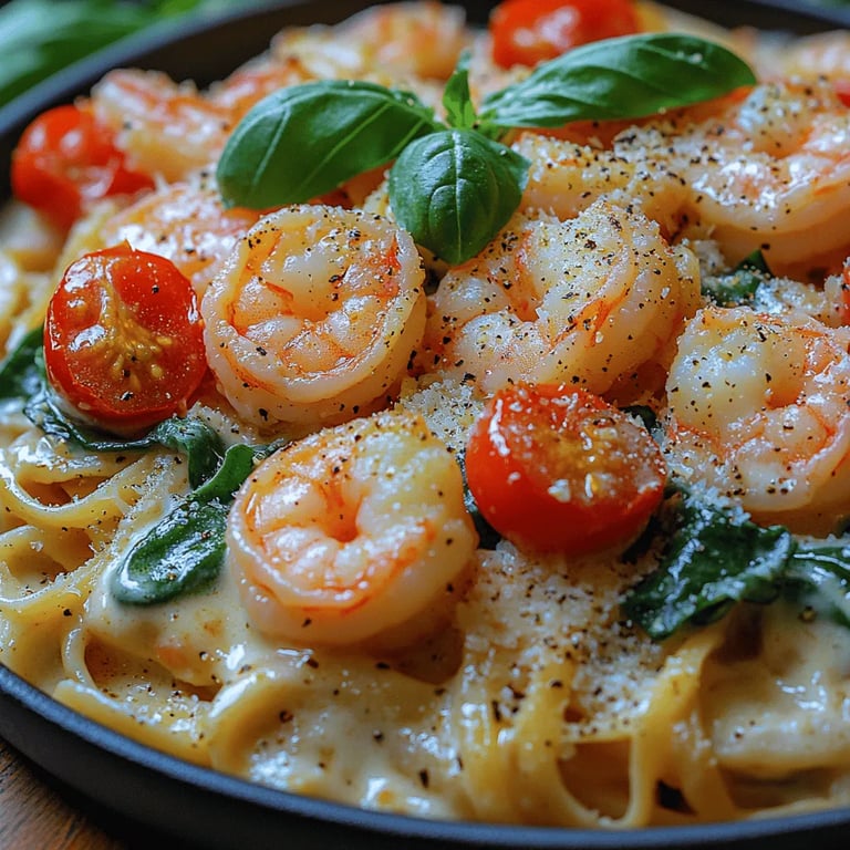 Linguine with Creamy Shrimp and Spinach: A Culinary Delight