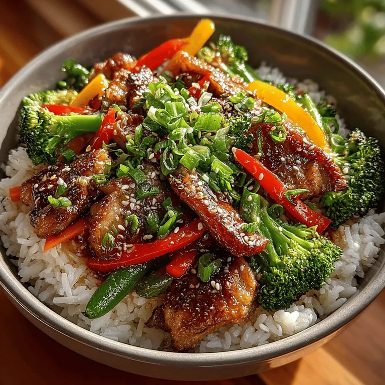 Flavor-Packed Chicken and Veggie Stir-Fry Bowl: A Wholesome Recipe for Busy Nights