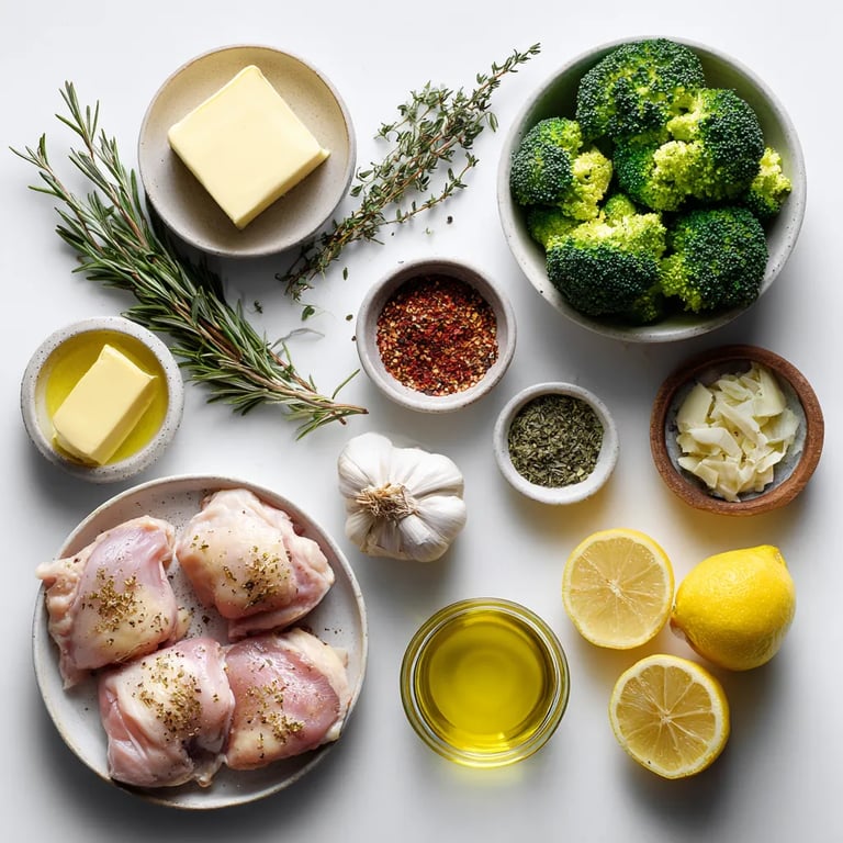 Spicy Herb Butter Chicken & Broccoli Delight