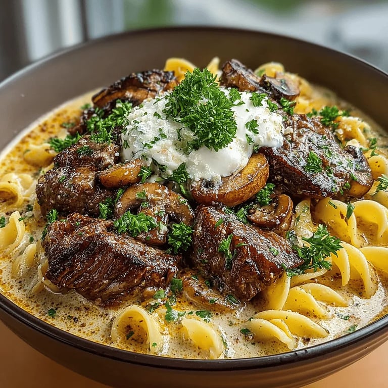 Deliciously Creamy Beef Stroganoff Recipe