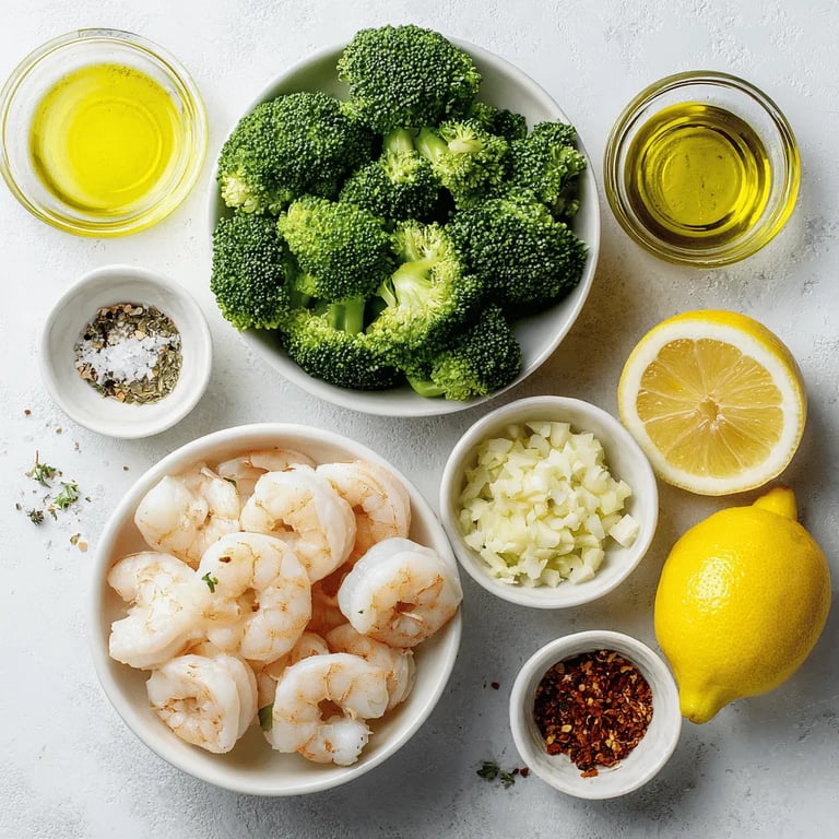 Zesty Lemon Garlic Shrimp & Broccoli