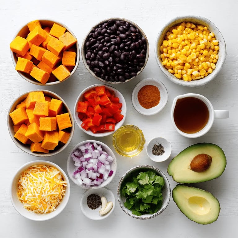 Harvest Delight Sweet Potato & Black Bean Casserole
