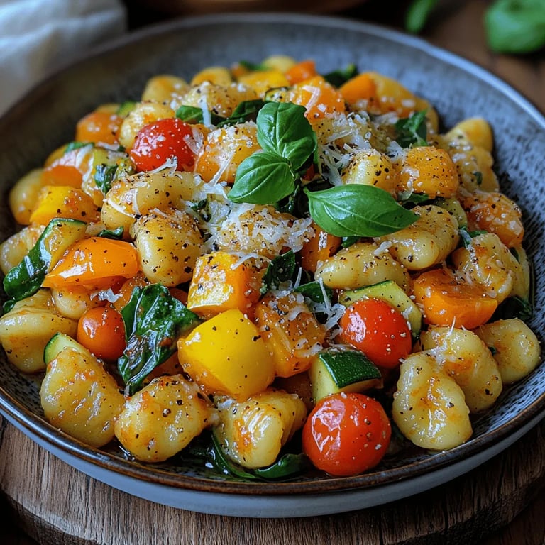 Sunshine Summer Veggie Gnocchi Recipe