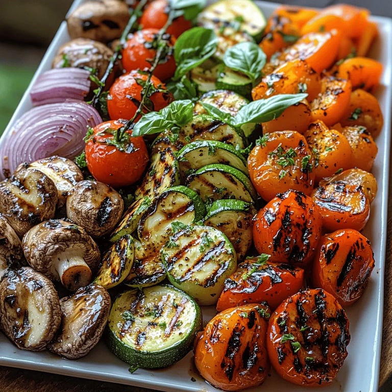 Balsamic Grilled Veggie Platter Recipe