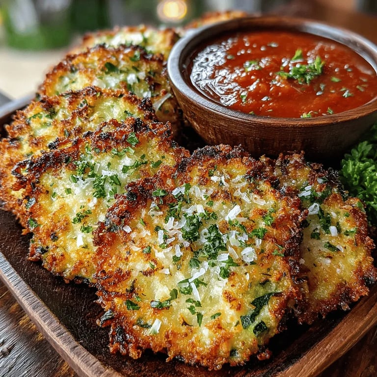 Crispy Zucchini Parmesan Chips