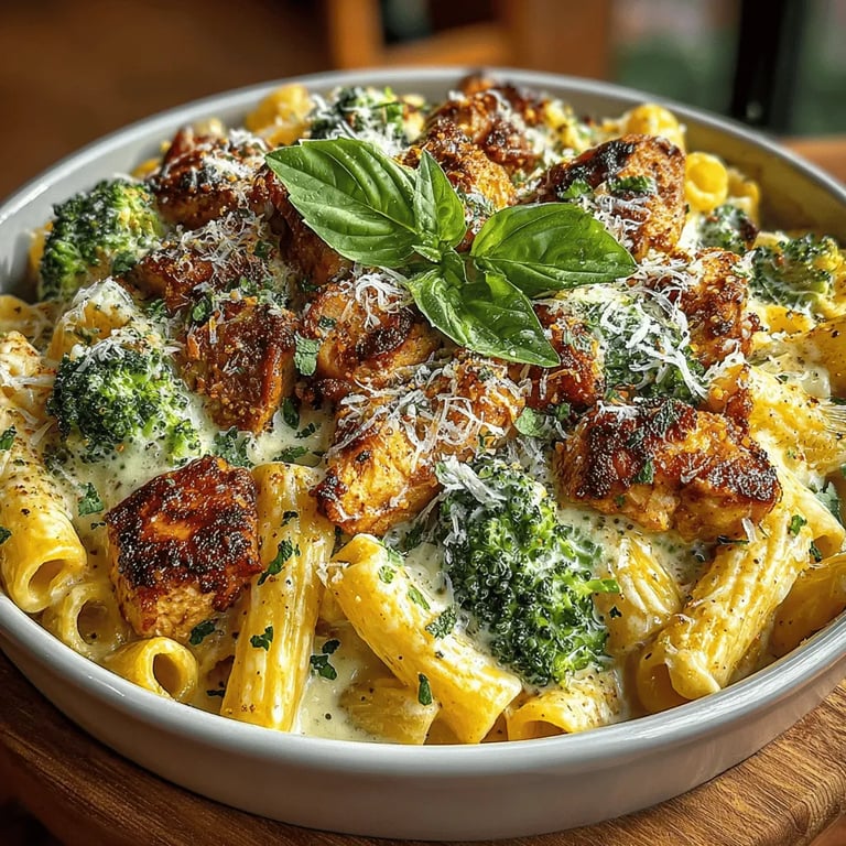 Creamy Chicken and Broccoli One-Pot Pasta