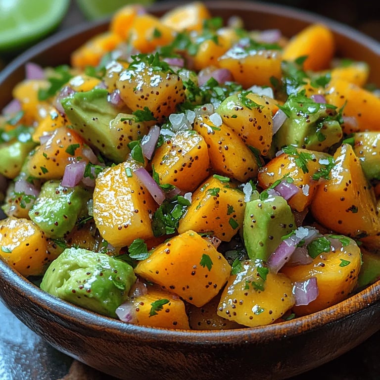 Vibrant Peach Avocado Salsa: A Refreshing Culinary Delight