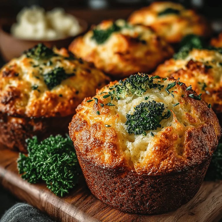 Cheesy Broccoli Rice Muffins: A Delightful Recipe close up showing texture and detail