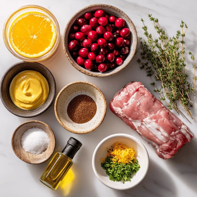 Air Fryer Cranberry Orange Pork Tenderloin