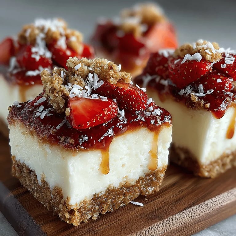 Frozen Strawberry Shortcake Yogurt Bars Recipe