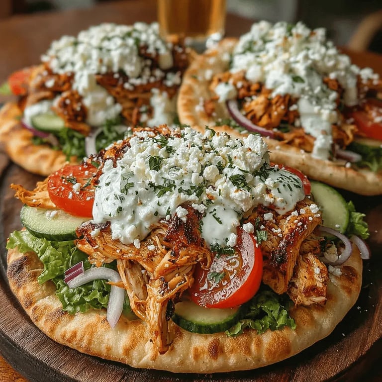 Creamy Dill Ranch Chicken Pita Pockets: A Flavorful Feast