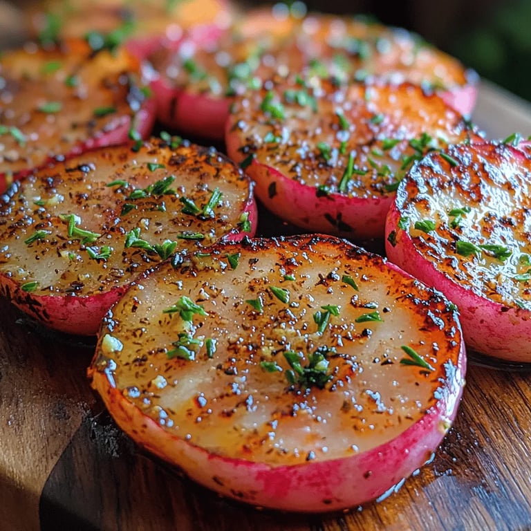 Garlic Herb Roasted Radishes: A Flavorful Delight
