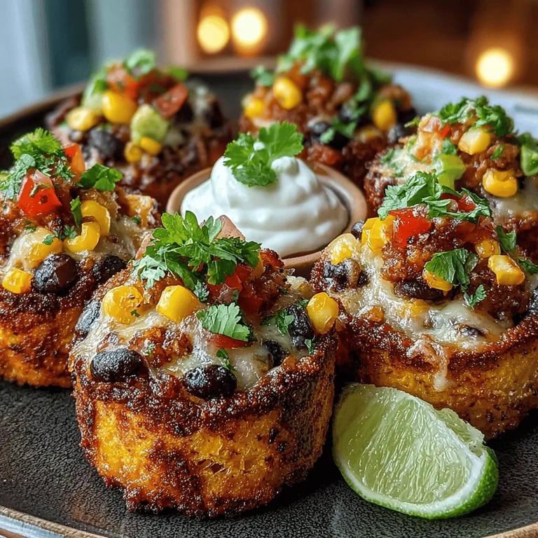 Crunchy Air Fryer Sweet Potato Nacho Bites close up showing texture and detail