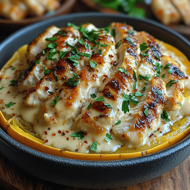 Spaghetti Squash Chicken Alfredo: A Healthy Twist on a Classic Favorite