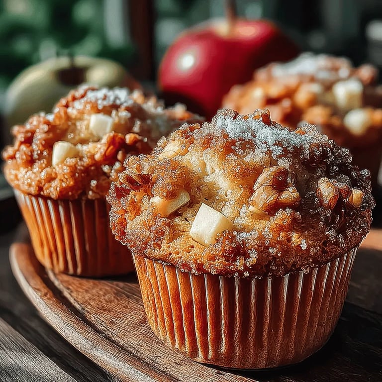 Cinnamon Apple Breakfast Muffins
