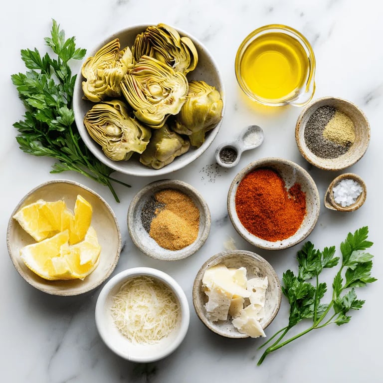 Zesty Air Fryer Artichoke Hearts