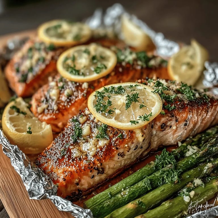 Garlic Butter Salmon Foil Packs: A Flavorful and Easy Dinner Option