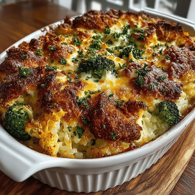 Cheesy Broccoli Rice Casserole with Chicken: The Ultimate Comfort Food