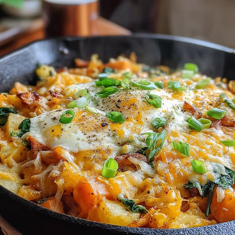 Turkey Bacon Veggie Hash Bake