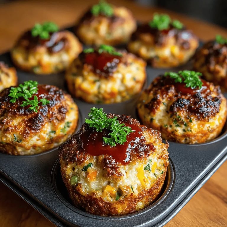 Cozy Turkey Meatloaf Muffins: Recipe Completion and Serving Suggestions - finished dish