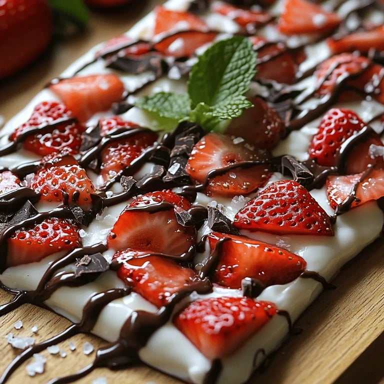 Indulge in a Guilt-Free Delight: Chocolate Strawberry Greek Yogurt Bark Recipe