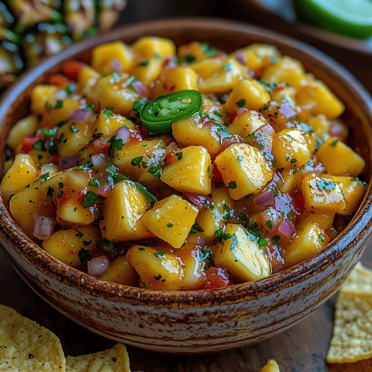 Tropical Fiesta Mango Pineapple Salsa Recipe