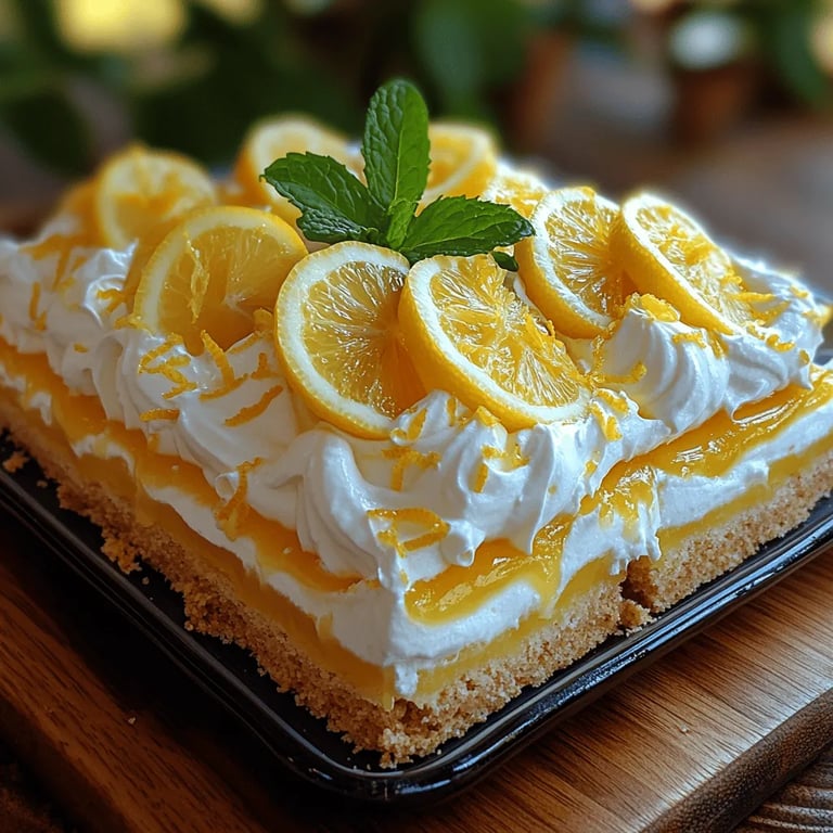 Refreshing Lemon Lovelies: A Delightful Dessert Recipe close up showing texture and detail