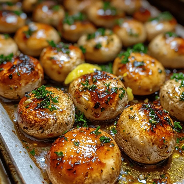 Savory Garlic Herb Roasted Mushrooms: A Culinary Delight