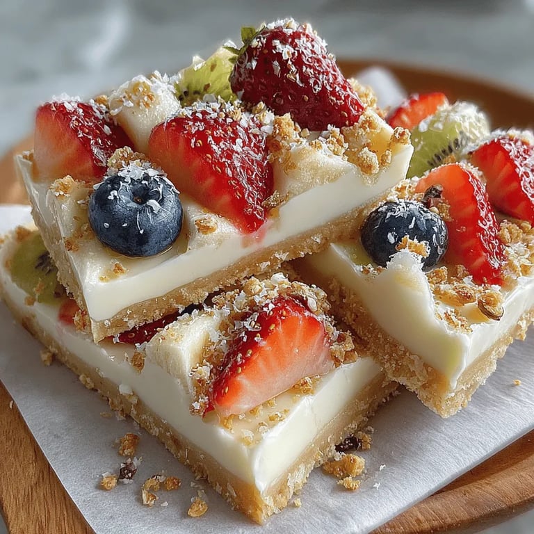 Fruity Delight Frozen Yogurt Bark Recipe