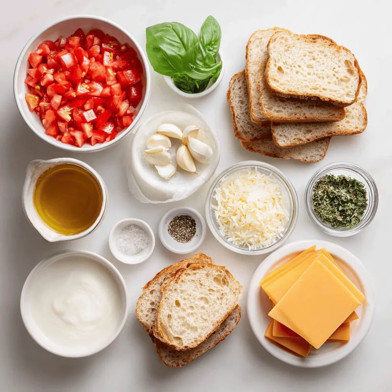 Tomato Bliss Soup & Grilled Cheese Delight